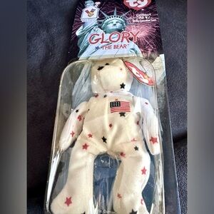 TY Glory the Bear Beanie Babies.